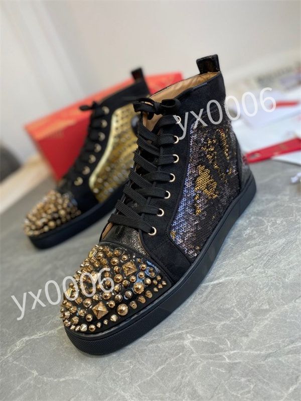 2023 Top Red Bottoms Mens Shoes Womens Fashion Sneakers Designer