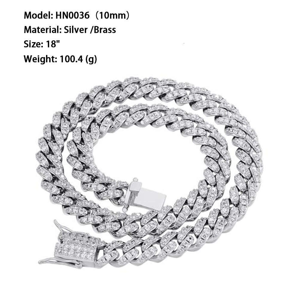 Silver-Cuban Link Chain-22 Inches