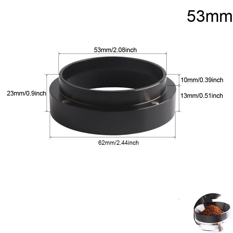 Bague noire 53mm