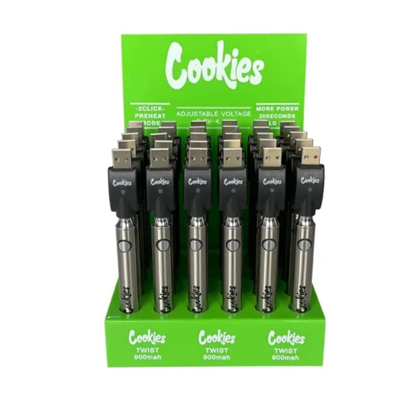 Cookies 30 stks / display groen