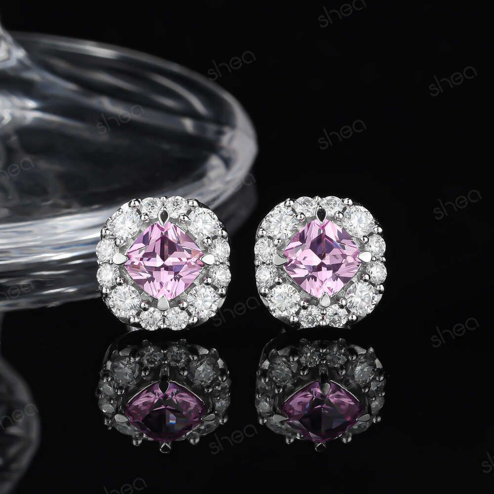 Pink Sapphire+moissanite