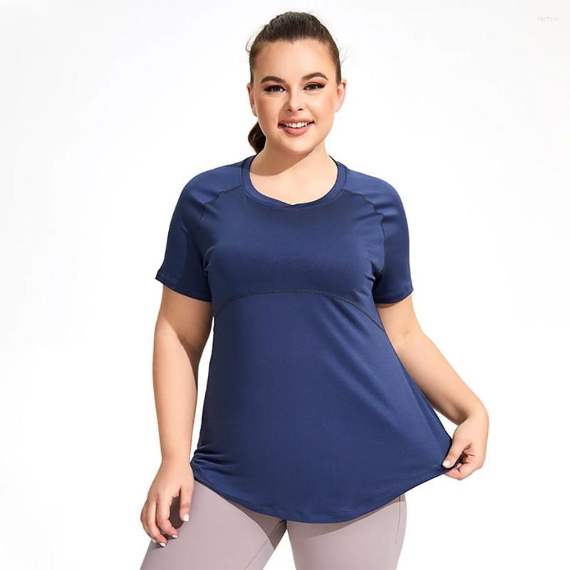 Active Shirts Women Plus Size Sexy Mesh Yoga Shirt Quick Dry Sport Fitness  Running Gym Tank Top Workout Exercises T Shirt Sportwear From Cactuse,  $18.32