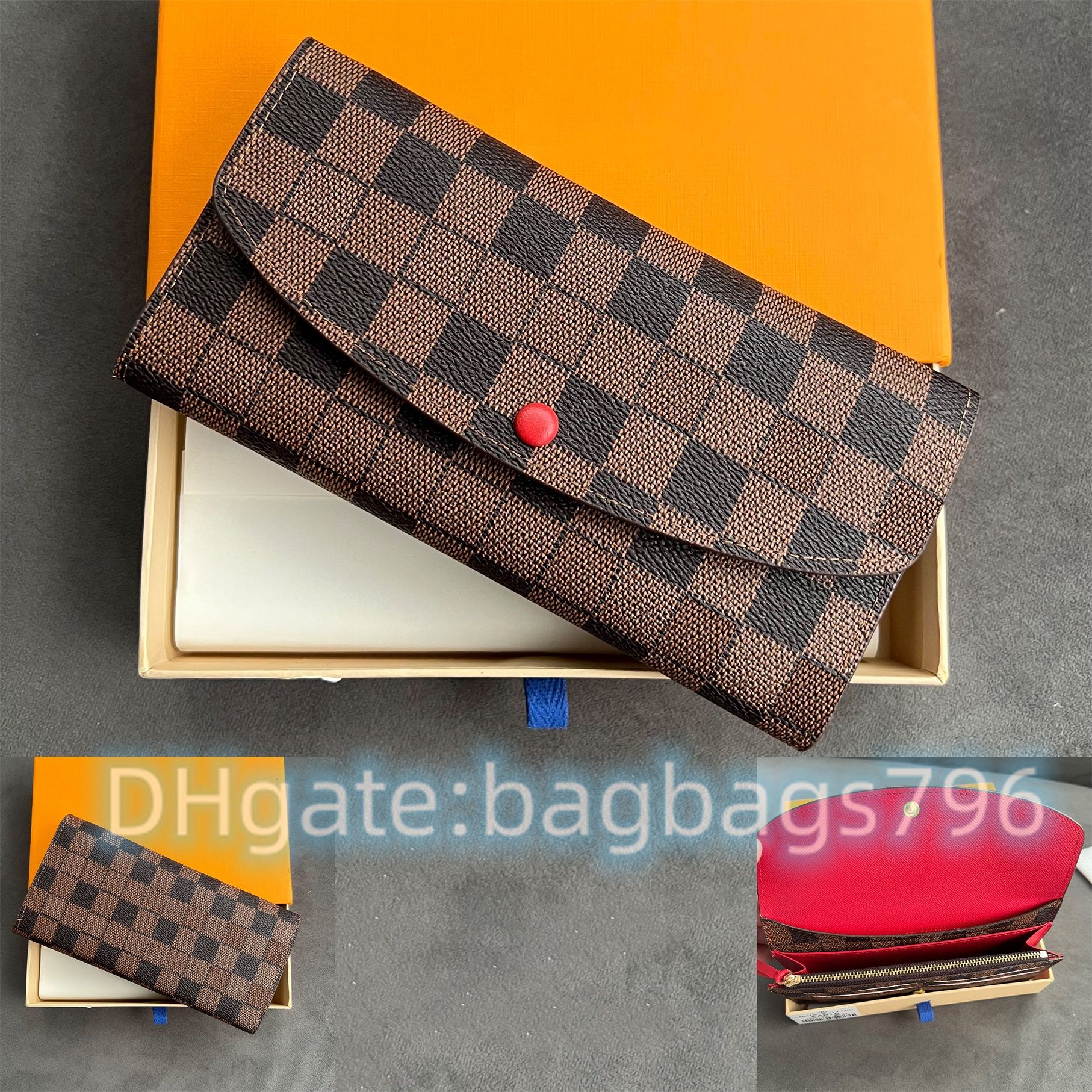 Damier Ebene rood