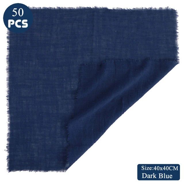 50pc 40x40Dark Blue