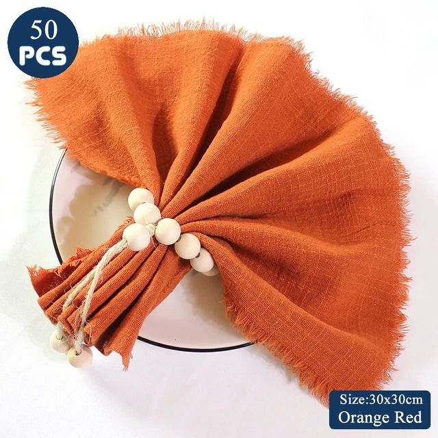 50pc 30x30orange czerwony