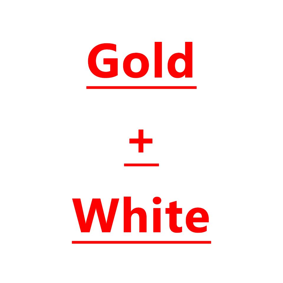gold+weiß