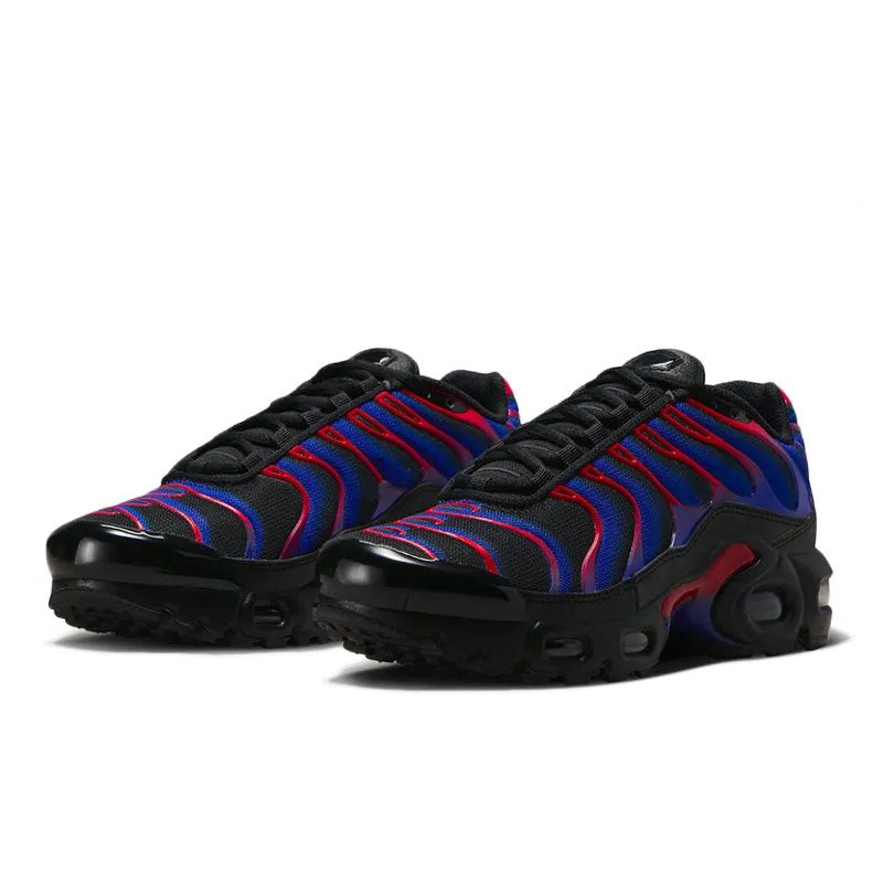 2024 Women Men TN Plus Running Shoes Black Aquamarine Particle