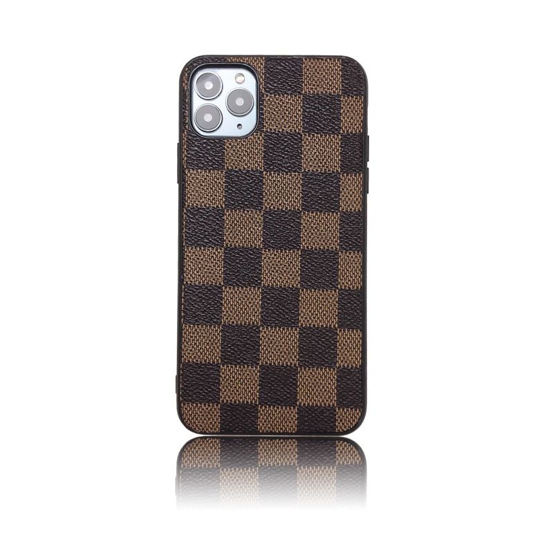 #1- Brown plaid L