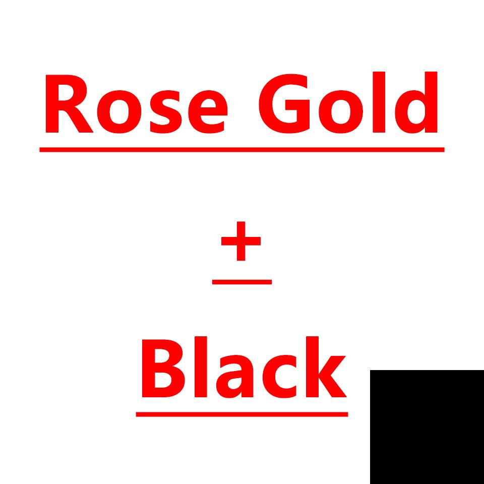 Rosa oro+nero