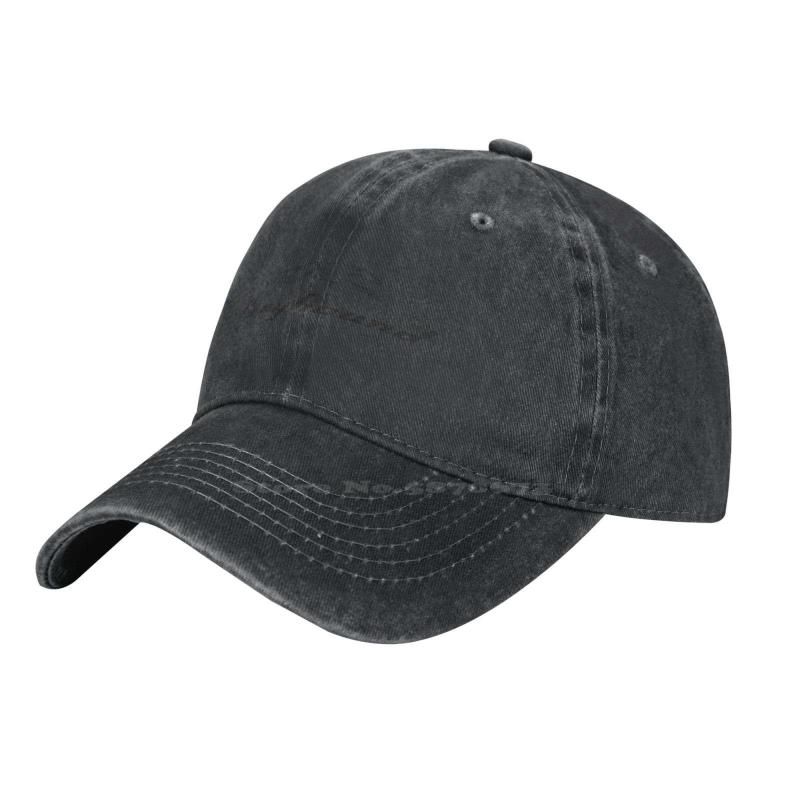 Denim cap Black