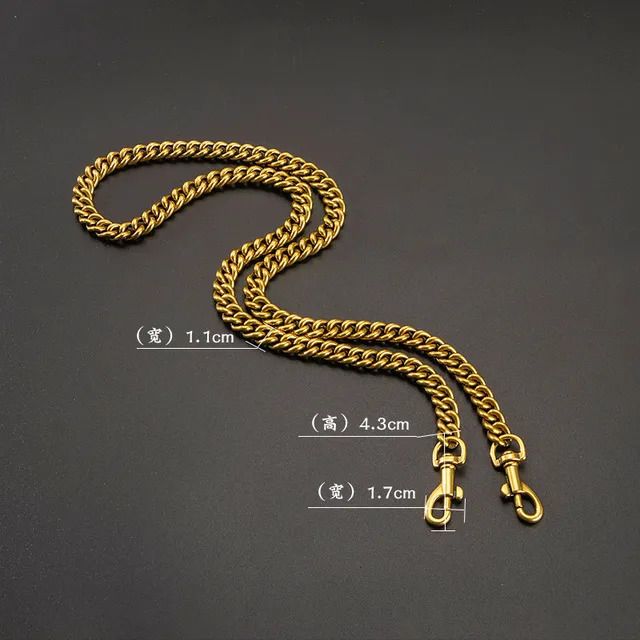 11mmkey Antique Gold-100cm