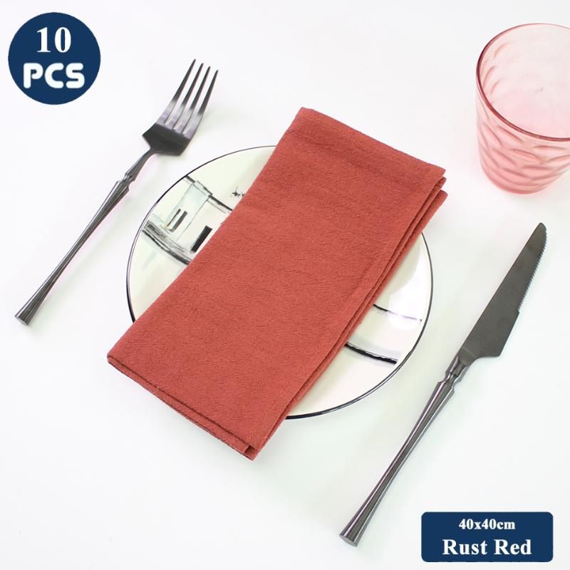 10PC 40X40rust red