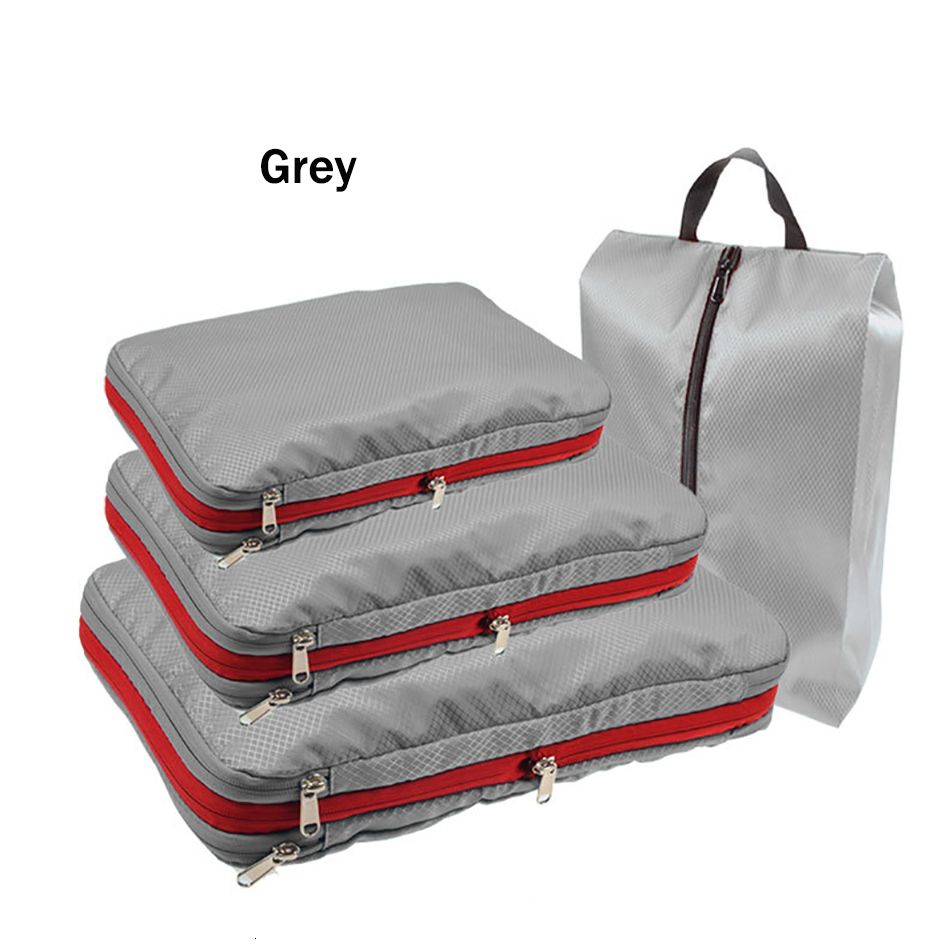 Total 4pcs-Grey