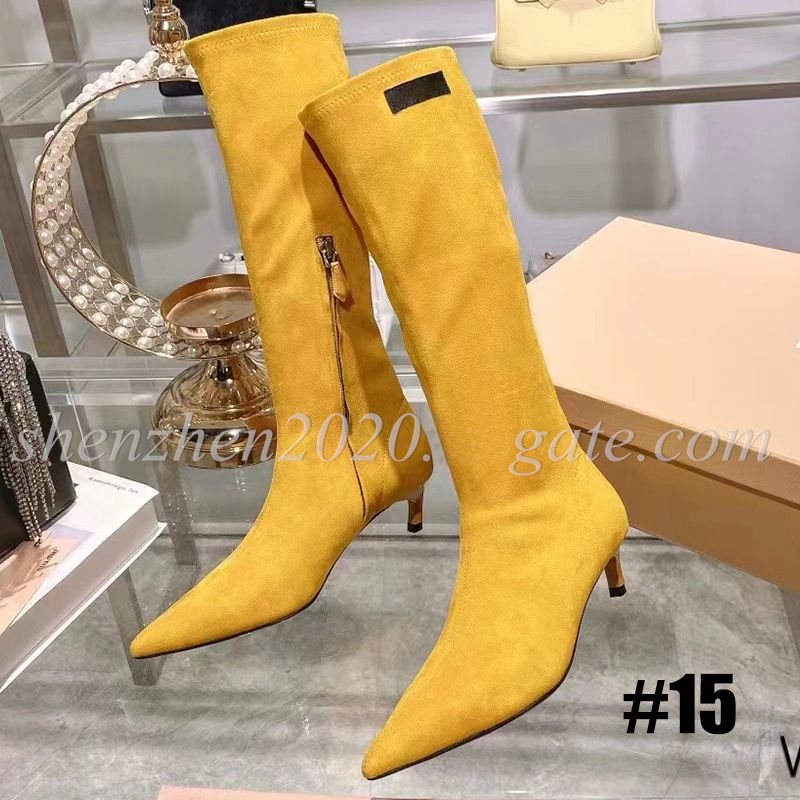 #15 Suede Leather-4cm heels