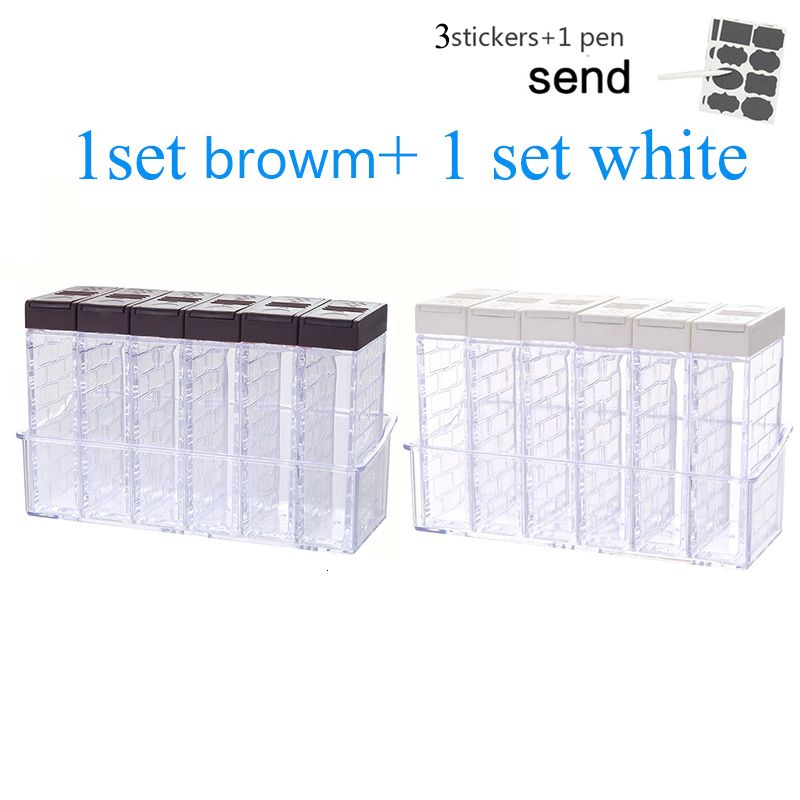 2 Set Brown White