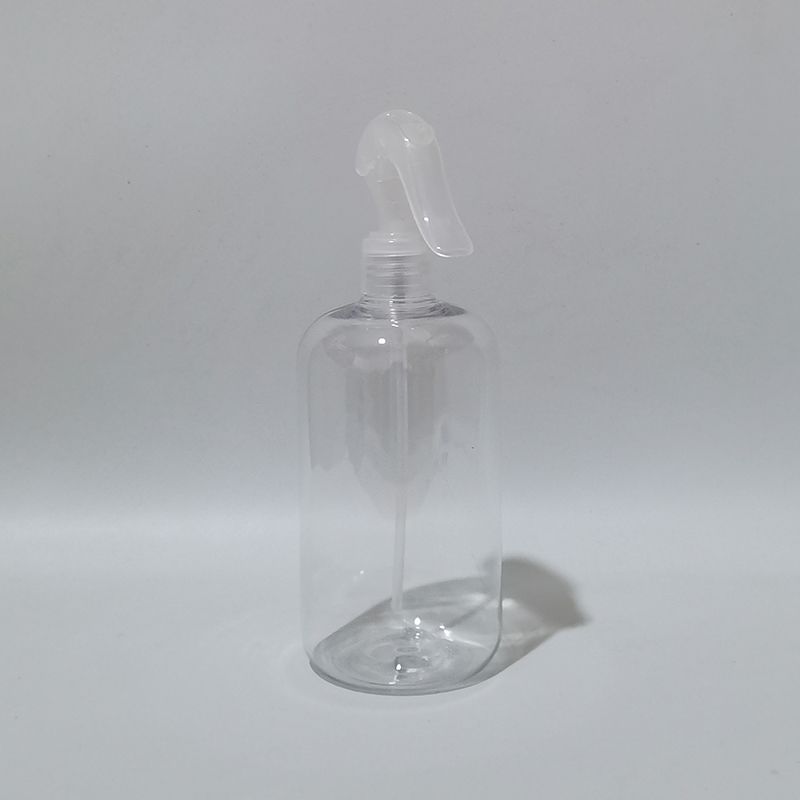 500ml clara garrafa de plástico transparente