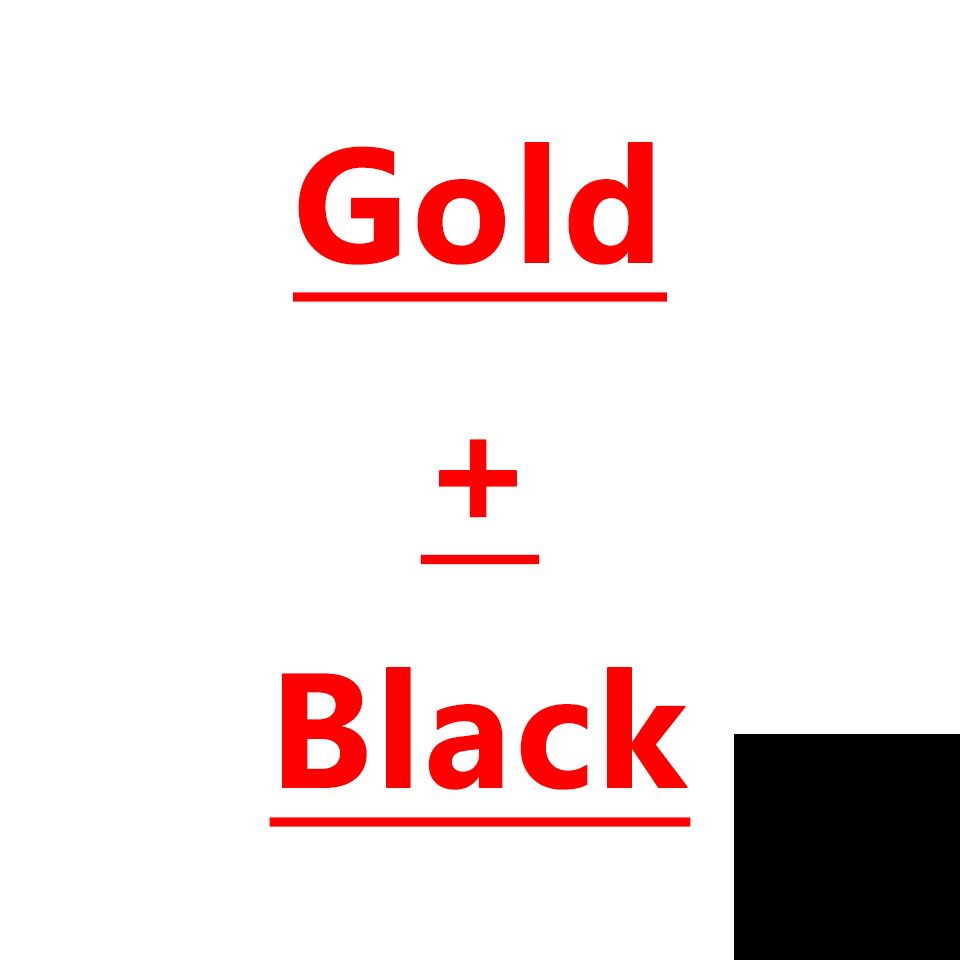 Goud+zwart