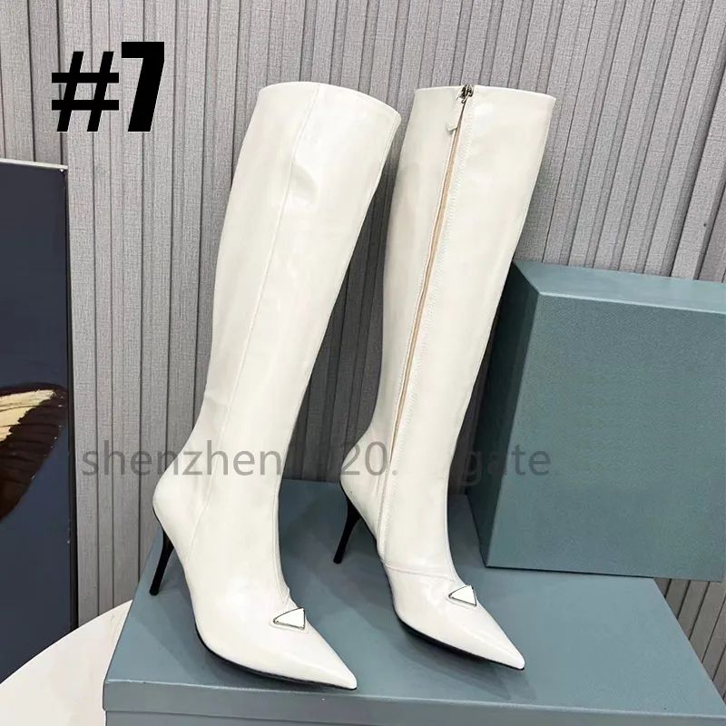 #7 Long-White-8.5cm heels