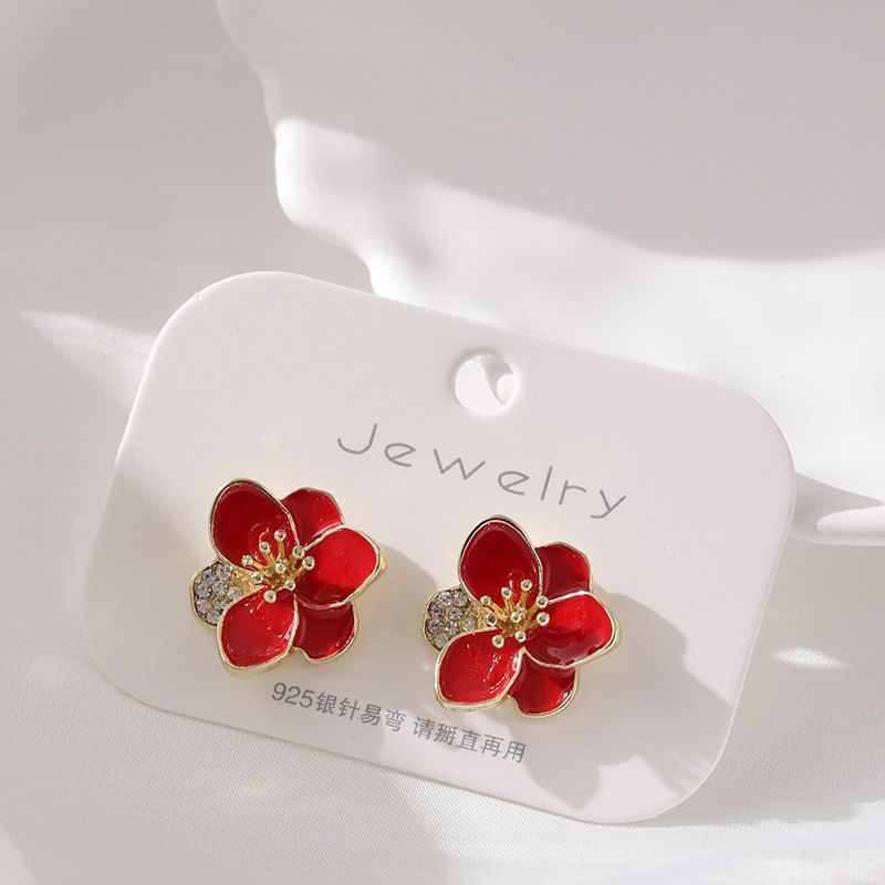 Boucles d'oreilles fleurs new2