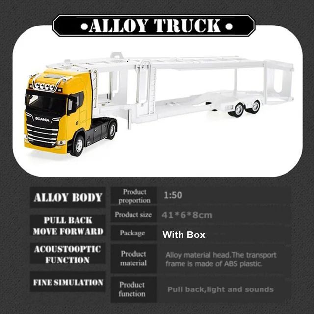 Yellow Flatbed Truck