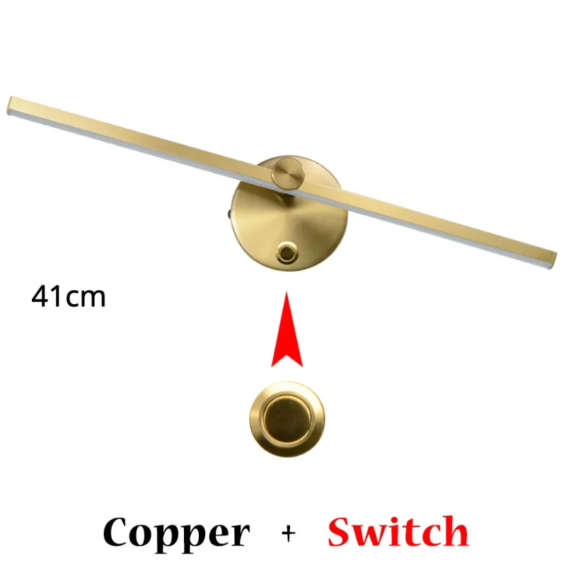 Cobre 3000K branco quente com interruptor