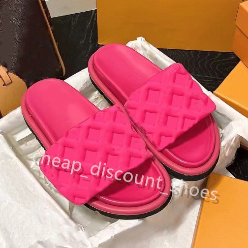 Louis Vuitton Pool Pillow Comfort Mules (Fuchsia Pink)