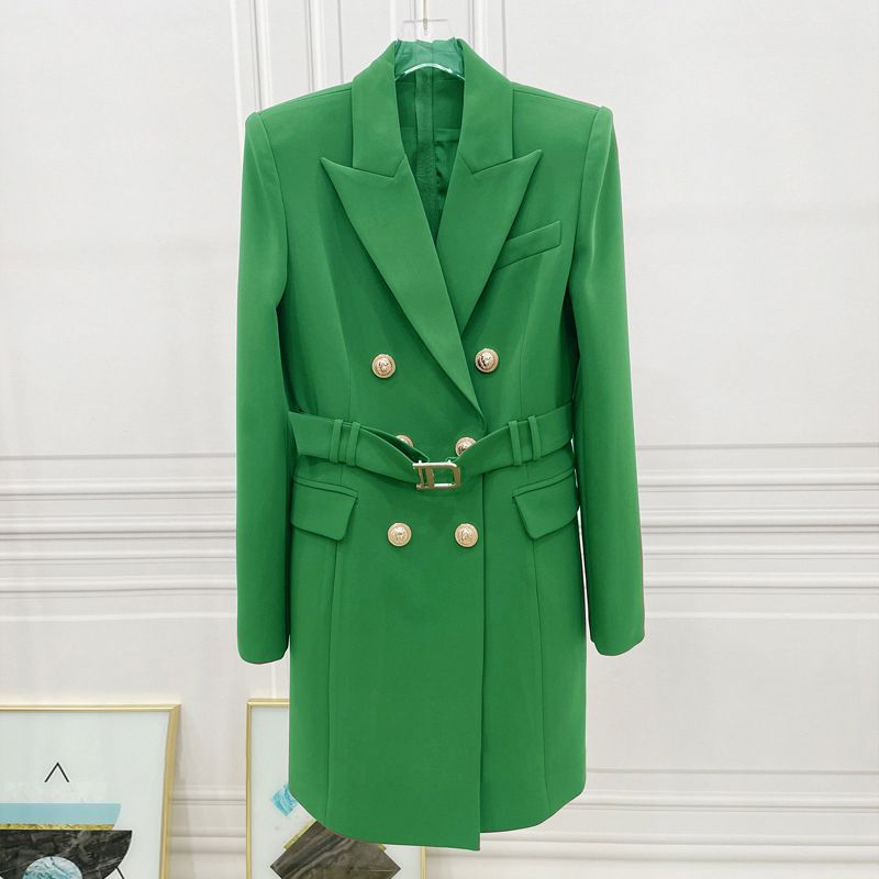 jupe de veste longue verte