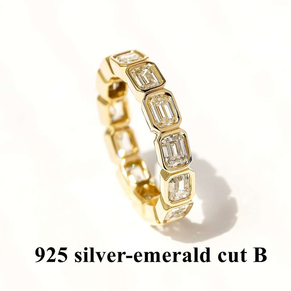 925 Silver-Emerald Cut B