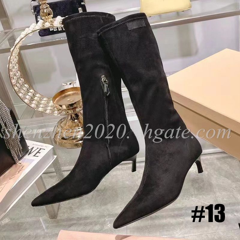 #13 Suede Leather-4cm heels