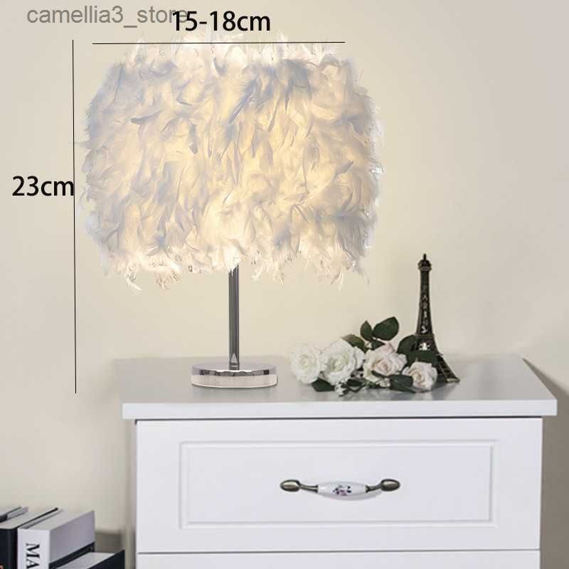 White 23cm-Us Plug Table Lamp
