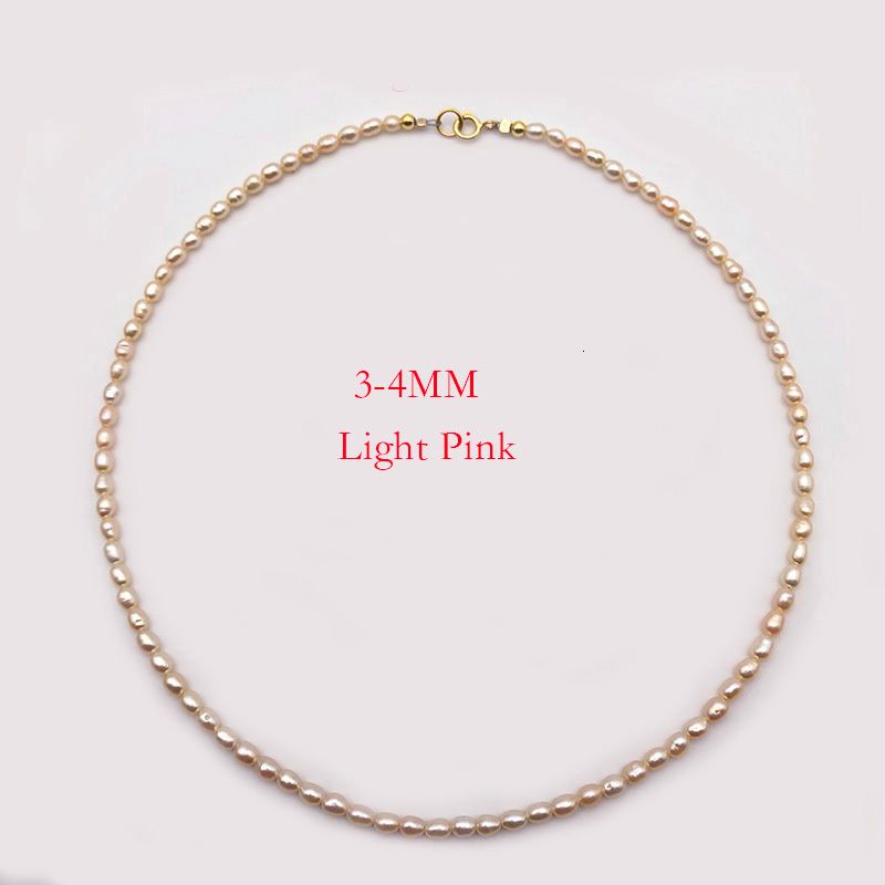 3-4mm Light Pink-45cm