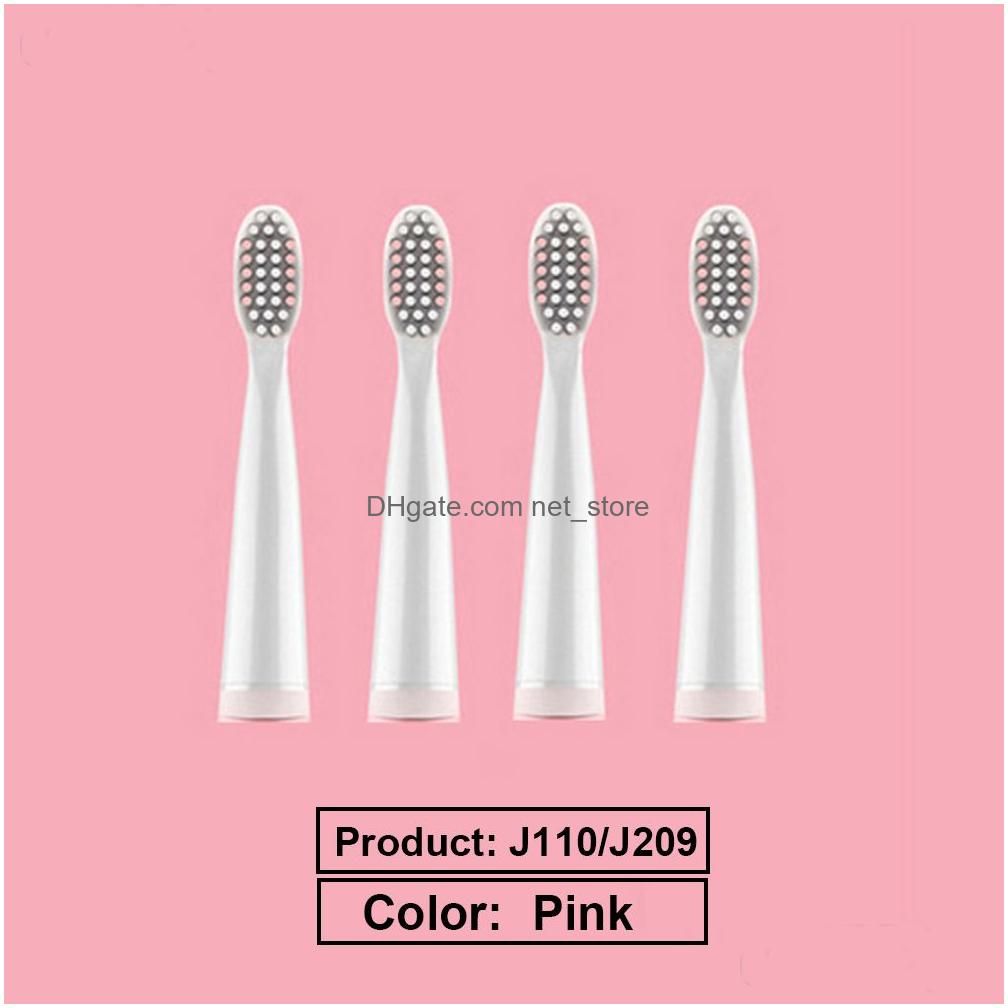 4Pcs Pink Brush Head