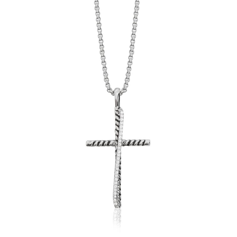 Collier croix 8