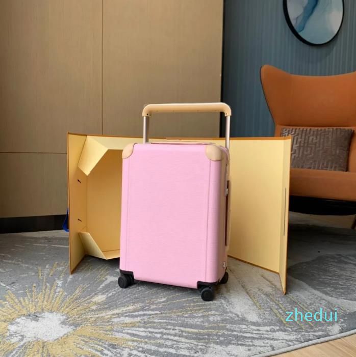 2023 HORIZON 55 Epi Leather Women Suitcases Trolley Rolling Wheel