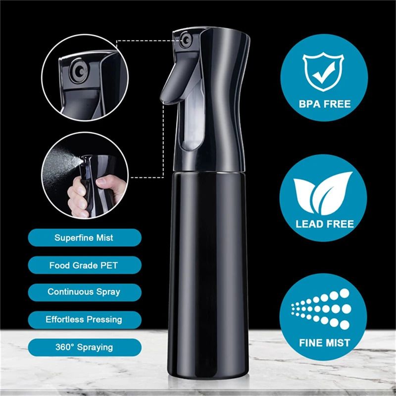Plastic Hair Salon Tool Spray Bottle Hairdressing Water Sprayer 200ml