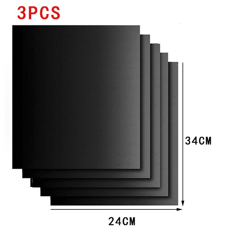 3pcs Grill Mat-As Image