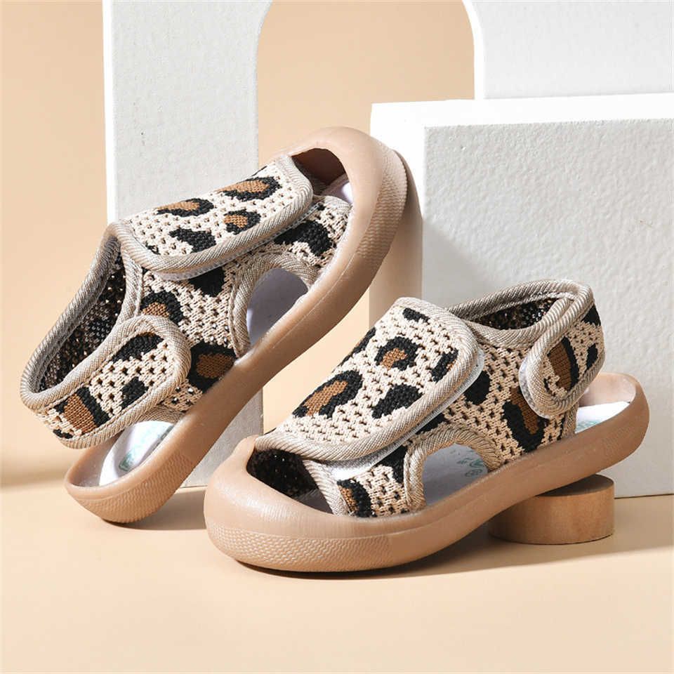 Khaki Baby Sandals-Foot Lunghezza 14,5 cm