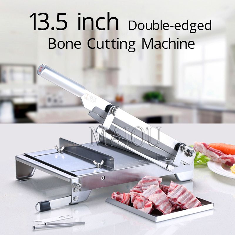 Manual Meat Slicer Cutter Chicken Cutter Stainless Steel Machine for Lamb  Chops Beef Fish Vegetable Meat Chopper 