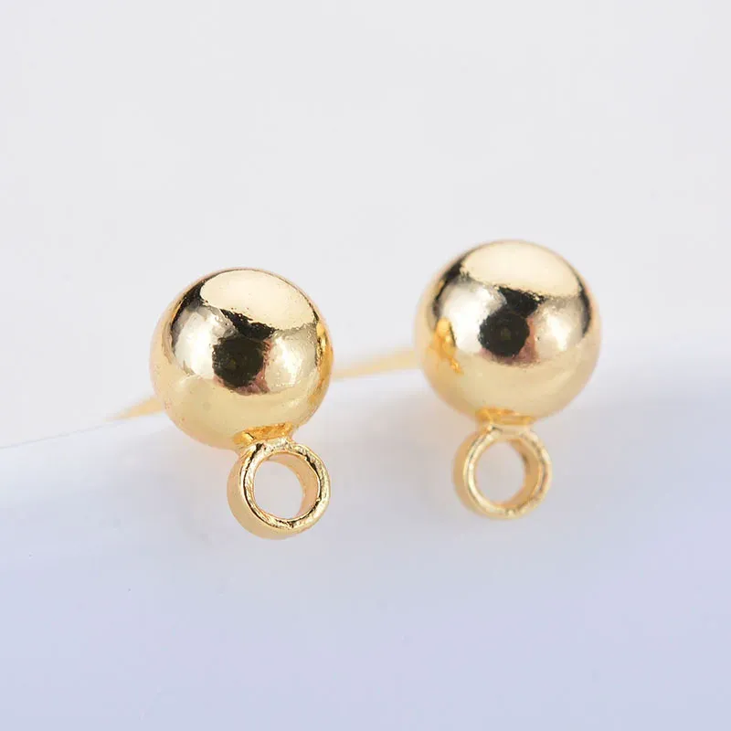 3MM-10PCS Color oro de 24K