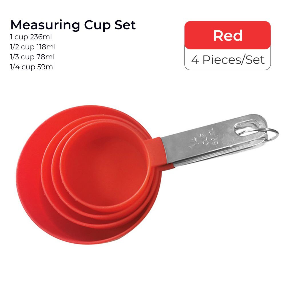 4pcs Red Cup