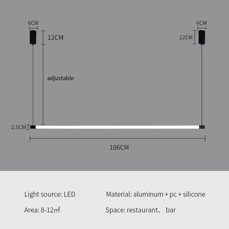 Neutral light China L106cm