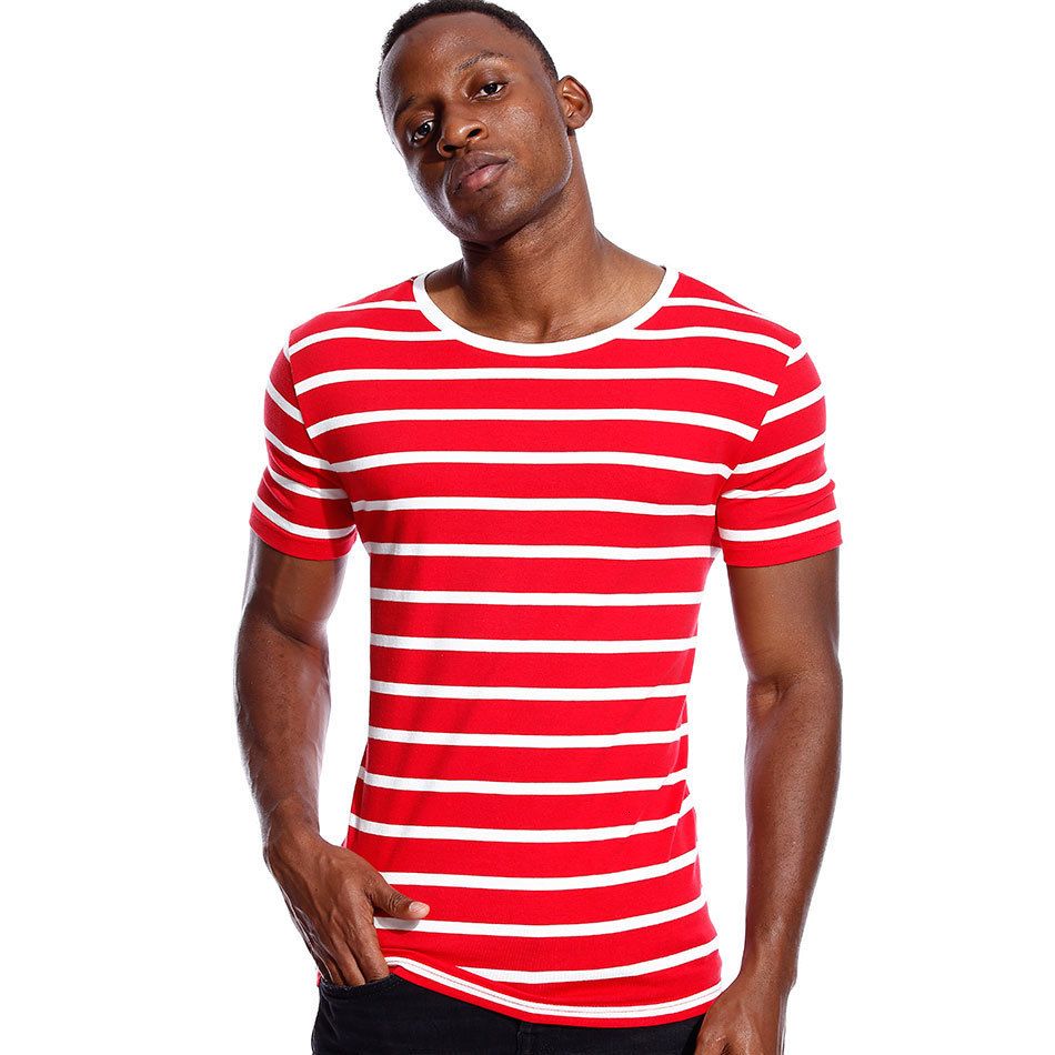 Stripe blanche rouge