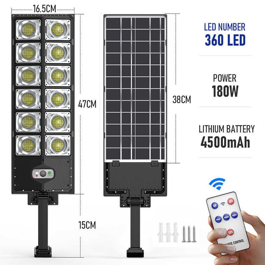 360cob 4500mAh-1 lâmpada solar