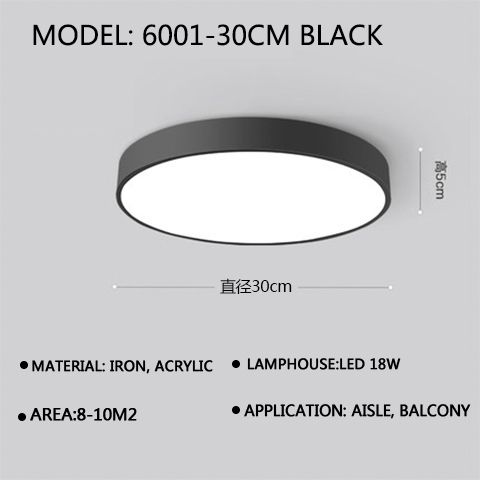 6001-300 Black China Monochromatic Light