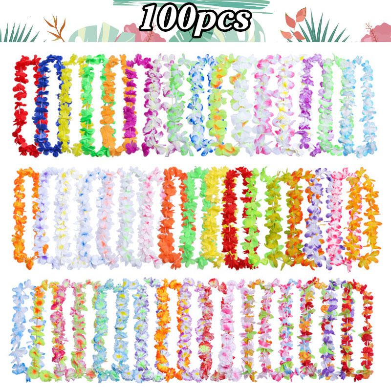 100pcsの花輪