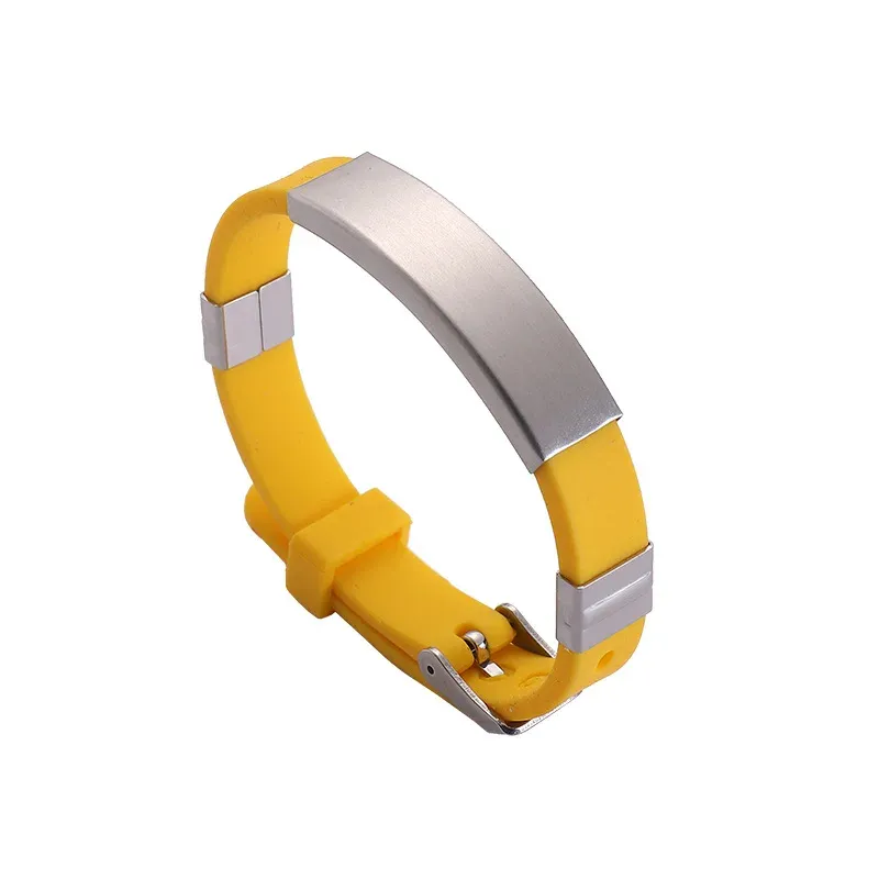 Pulseira em branco Amarelo