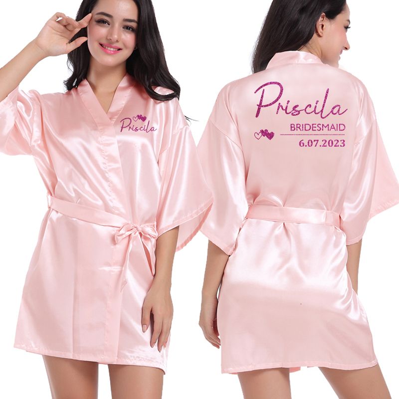 Robe rose clair