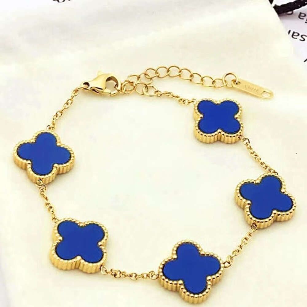 Four-leaf Clover Bracelet Blue-ordinar