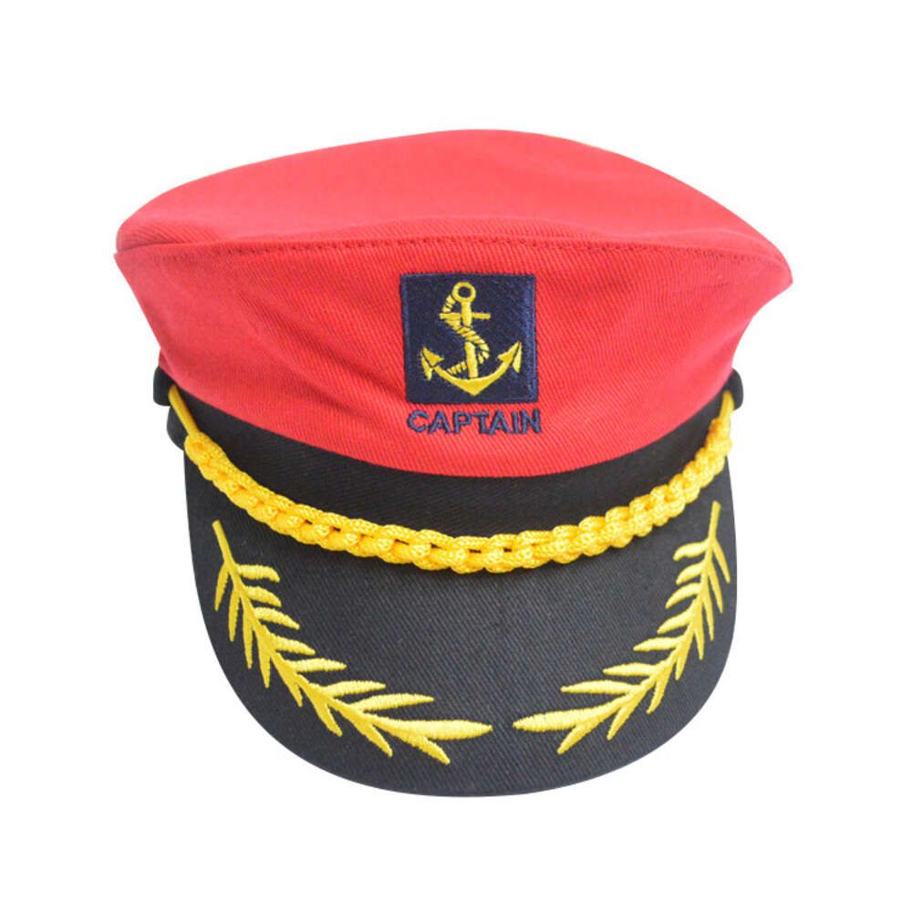 red Navy Hat