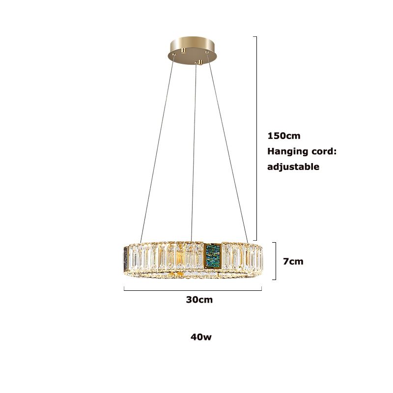 30cm d'or lumière chaude